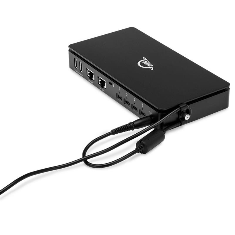 OWC Thunderbolt 5 Dual 10GbE Network Dock - Black 