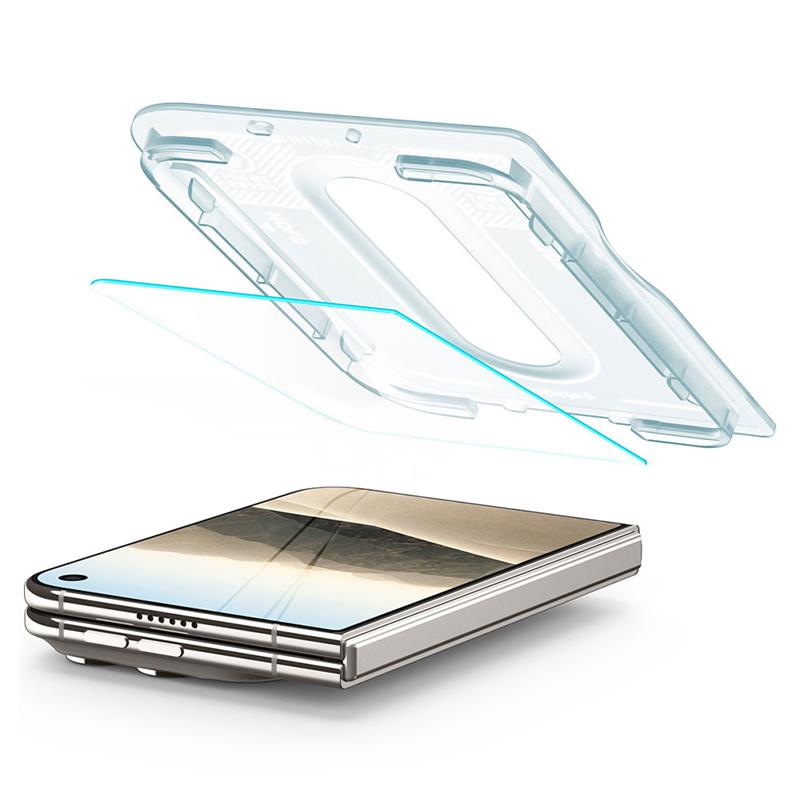 Spigen ochranné sklo GLAS.tR EZ Fit PRO HD pre iPhone Duo - Clear 