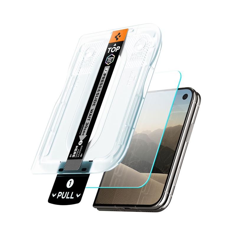Spigen ochranné sklo GLAS.tR EZ Fit PRO HD pre iPhone Duo - Clear 