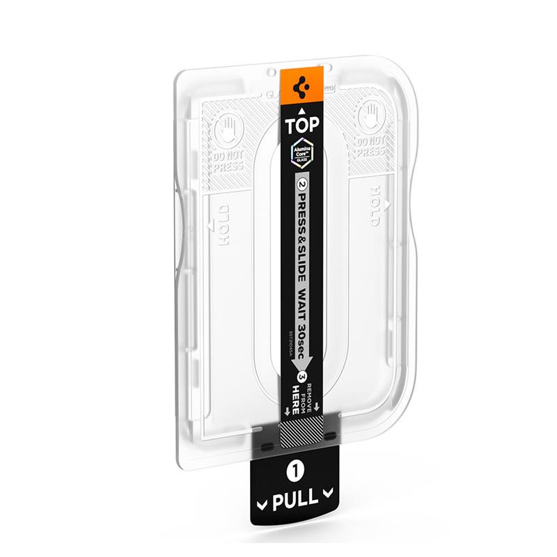 Spigen ochranné sklo GLAS.tR EZ Fit PRO HD pre iPhone Duo - Clear 