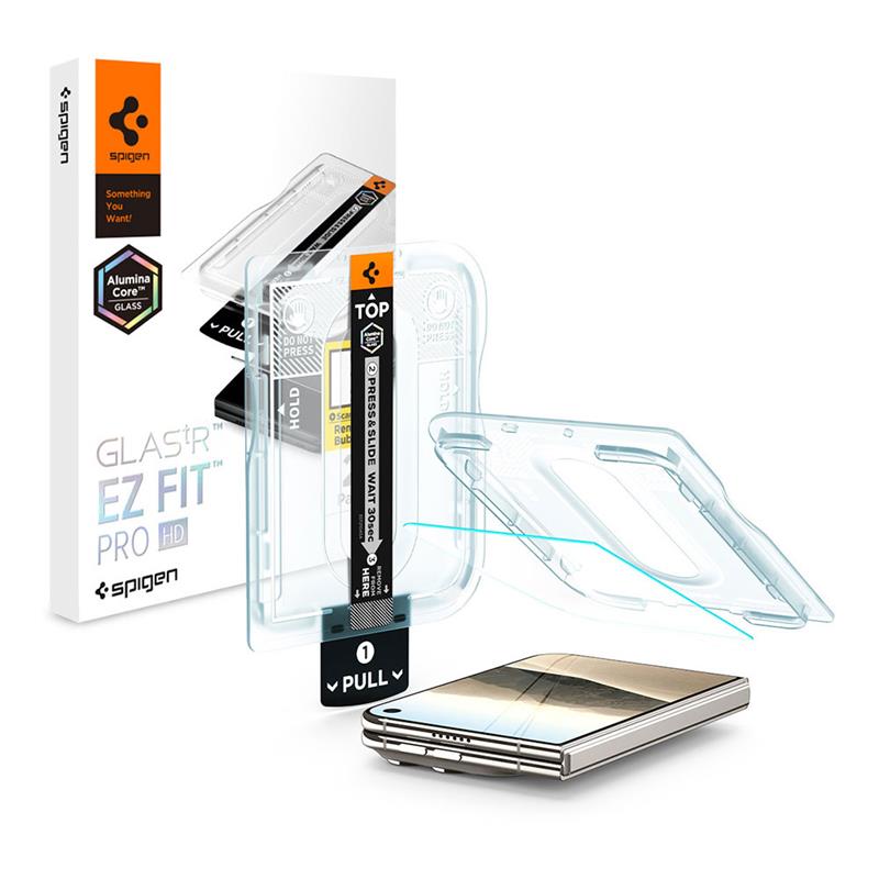 Spigen ochranné sklo GLAS.tR EZ Fit PRO HD pre iPhone Duo - Clear 