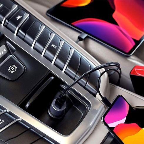 Satechi 72W Type-C PD Car Charger - Space Gray 