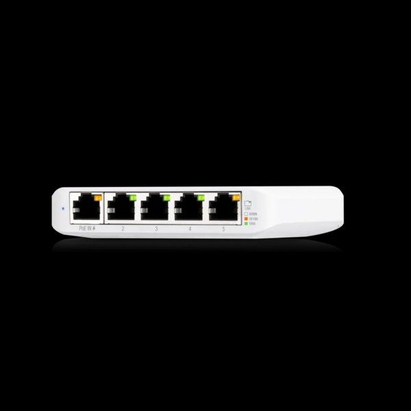 Ubiquiti UniFi switch USW-Flex-mini  5x1000Mbps  power over PoE  indoor/outdoor 