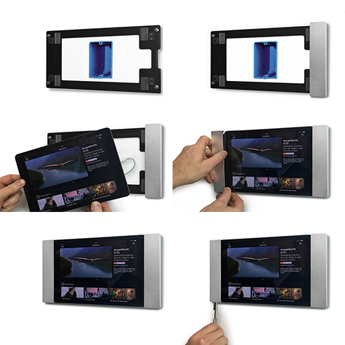 smart things sDock A10 Black - wall mount for iPad Air 2019/iPad 2019/iPad Pro 10,5" 