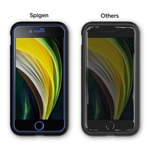 Spigen ochranné sklo Glas.tR AlignMaster pre iPhone 7/8/SE 2020/2022 - Black Frame 
