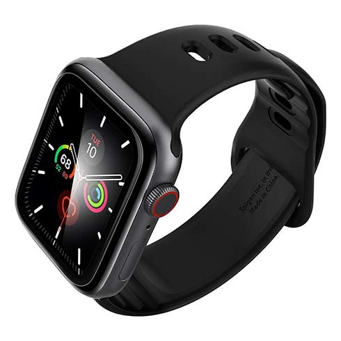 Spigen ochranné sklo Pro Flex pre Apple Watch 4/5/6/SE/SE 2 44mm - Clear 