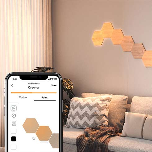 Nanoleaf Elements Hexagons Starter Kit - 7 Panels 