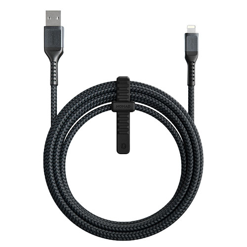 Nomad kábel Rugged USB-A to Lightning 3m - Black 