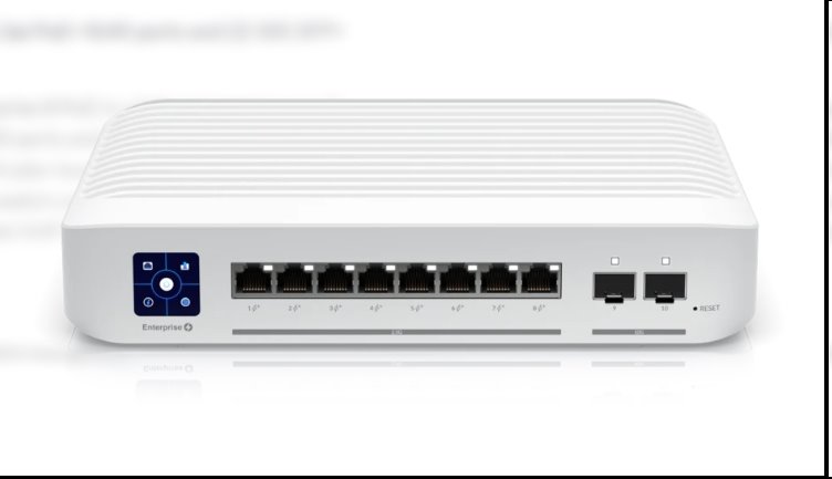 Ubiquiti UniFi switch Gen2 USW-Enterprise-8-PoE  Layer3  8x 2,5Gbps + 2x SFP+   POE/POE+ (120W) 