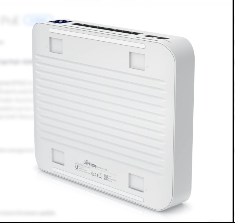 Ubiquiti UniFi switch Gen2 USW-Enterprise-8-PoE  Layer3  8x 2,5Gbps + 2x SFP+   POE/POE+ (120W) 