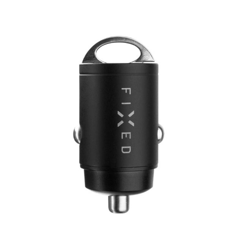 FIXED Autonabíjačka s 2x USB-C výstupom, PD30W - čierna 