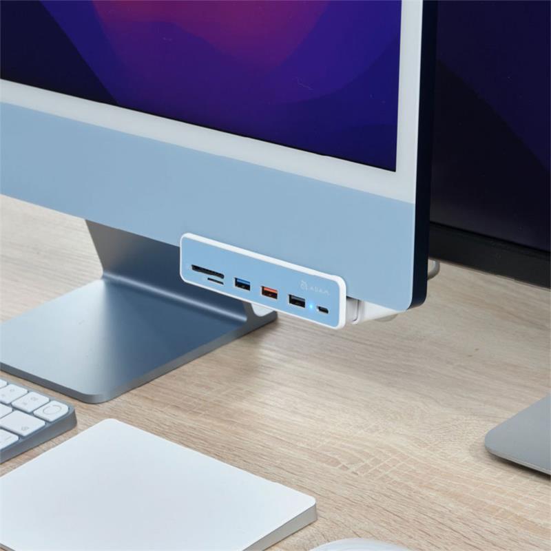 Adam Elements USB-C Casa 7-in-1 Multi-Function Hub i7 pre iMac 2021 & 2023 - White 