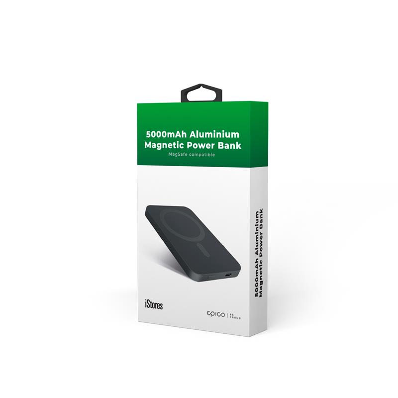 iStores by EPICO 5000mAh Aluminium Power Bank - space gray 