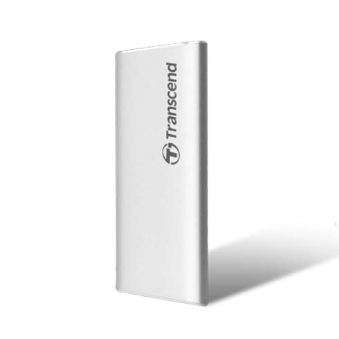 Transcend SSD 1TB ESD260C USB 3.1 Gen 2 - Silver Aluminium 