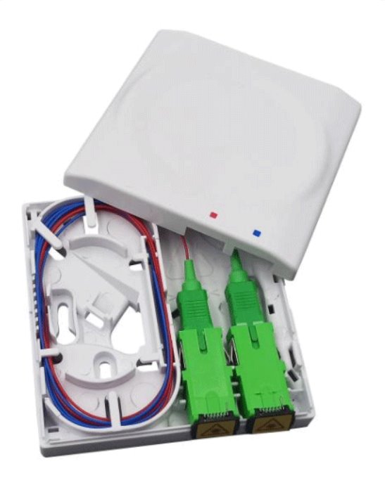Optická zásuvka SJ-FTTH-MN-4 2 portová 
