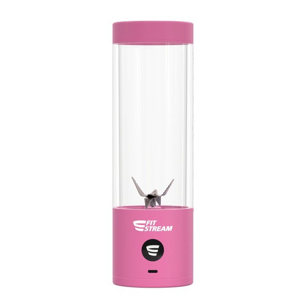 FitStream Pro Pink , prenosný, USB nabíjatelný mixér 