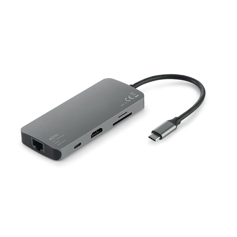 Aiino - Cluster USB-C multiple adapter (7 ports) for MacBook and iPad 