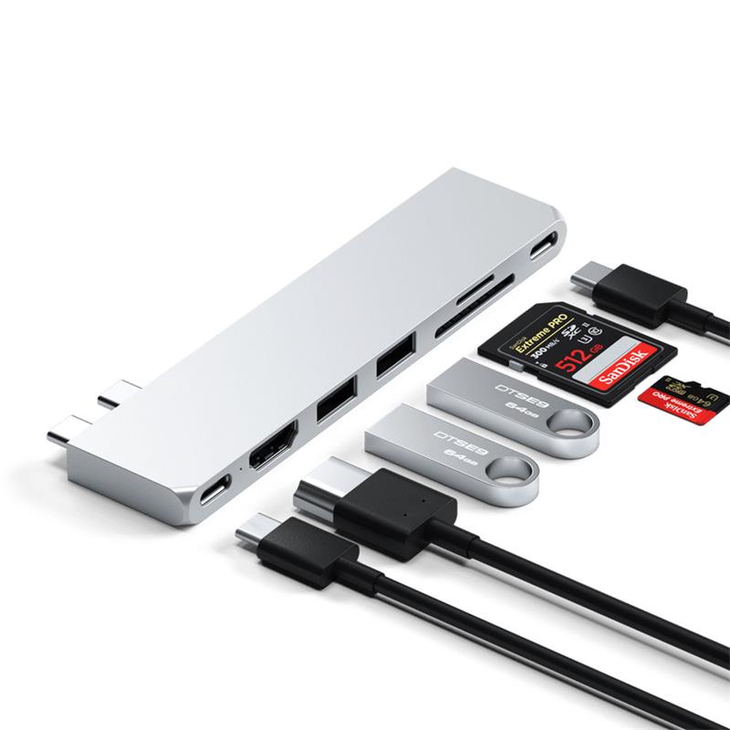 Satechi USB-C Pro Hub Slim - Silver 