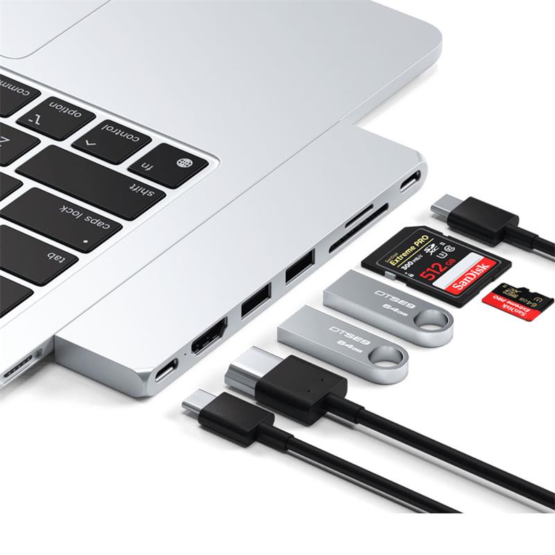 Satechi USB-C Pro Hub Slim - Silver 