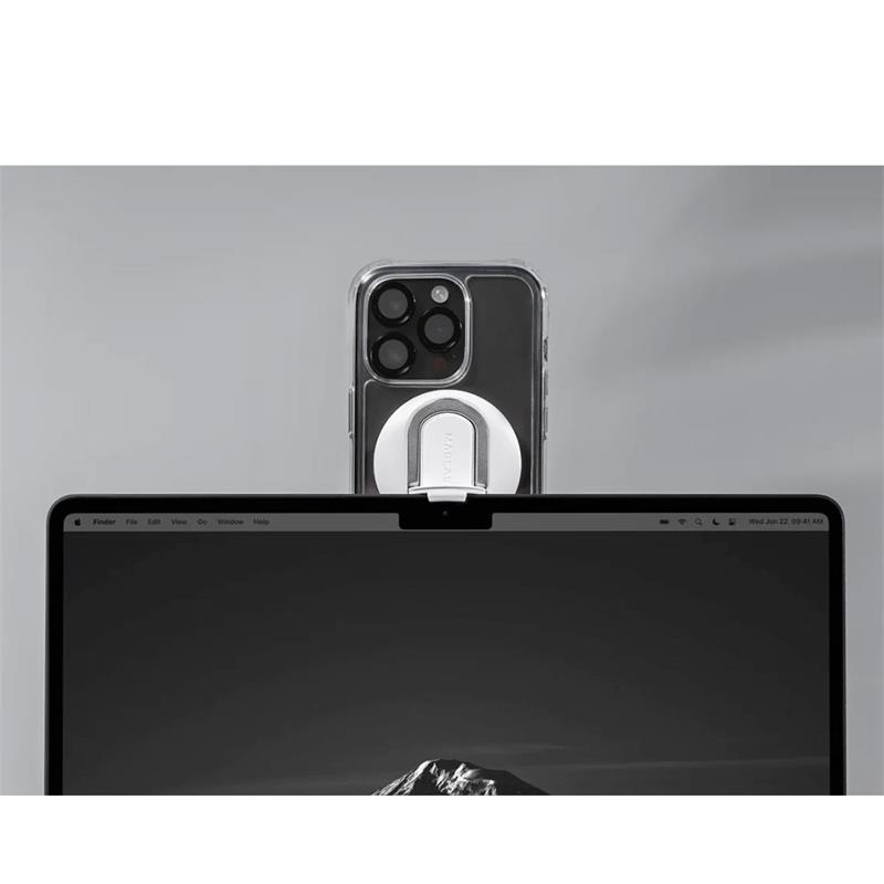 SwitchEasy MagLink MagSafe iPhone Mount for MacBooks - White 