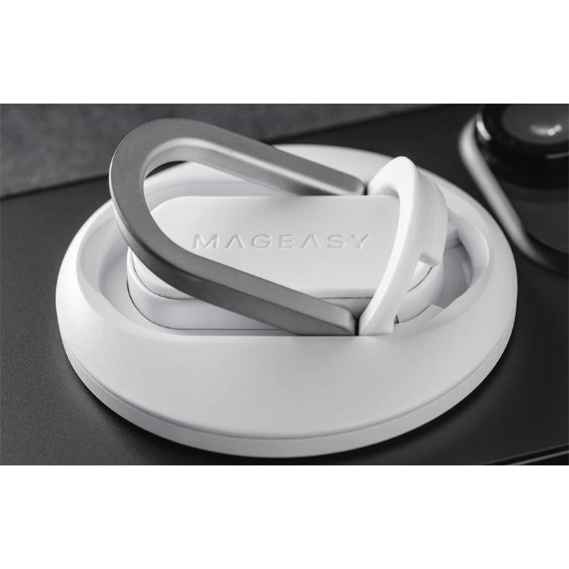 SwitchEasy MagLink MagSafe iPhone Mount for MacBooks - White 