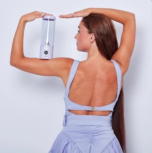 FitStream Pro Lavender , prenosný, USB nabíjatelný mixér 