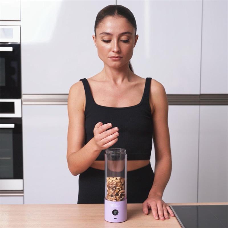 FitStream Pro Lavender , prenosný, USB nabíjatelný mixér 