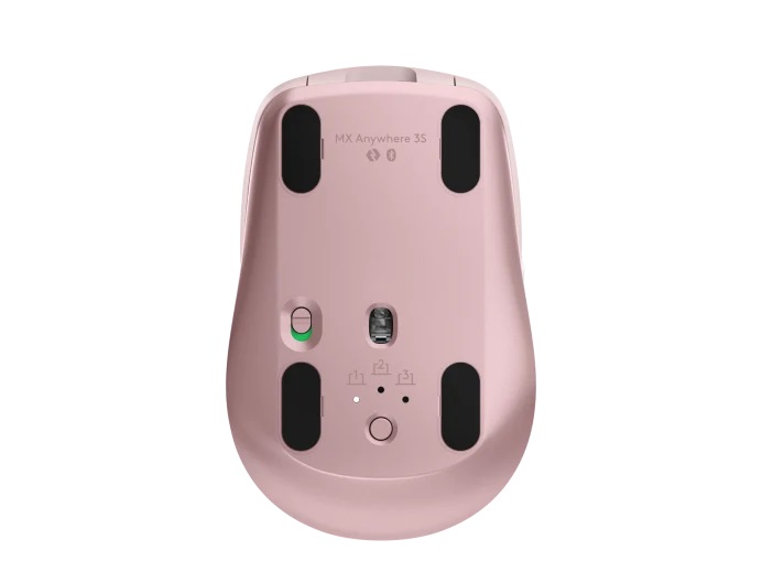 Logitech MX Anywhere 3S - bezdrôtová myš - ružová 