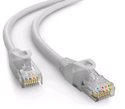 Kábel C-TECH patchcord Cat6e, UTP, šedý, 10m