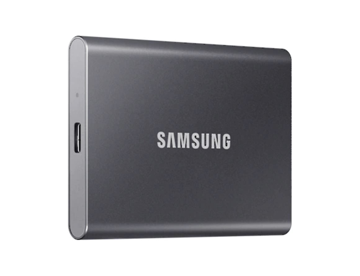 Samsung Portable SSD T7 2TB - externý SSD, USB 3.2 Gen2, titanová šedá