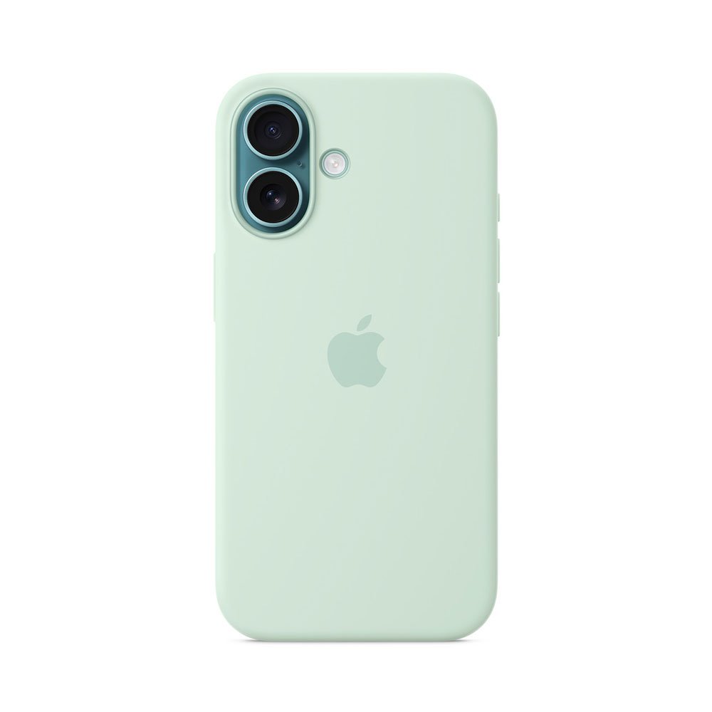 iPhone 16 Silicone Case with MagSafe - Aquamarine