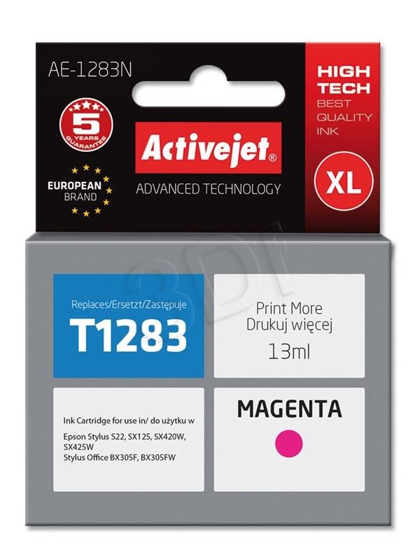 ActiveJet atrament AE-1283 náhrada za Epson T1283 magenta 13 ml
