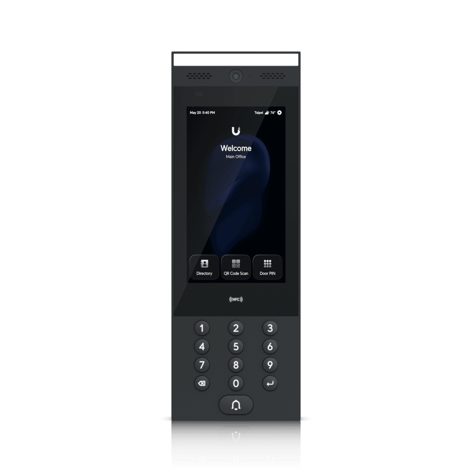 Ubiquiti UniFi Access - G3 Intercom   dveřní jednotka (čtečka/kamera/display/klávesnice) černá