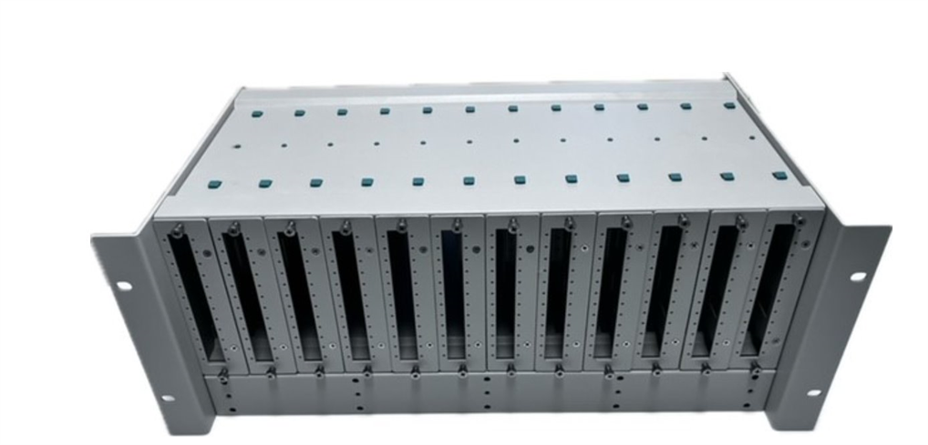 OEM optická vaňa, 4U, HighDensity 144x SC simplex LC duplex, výsuv, vč.kazet BEZ SPOJEK A PIGTAILŮ, šedá