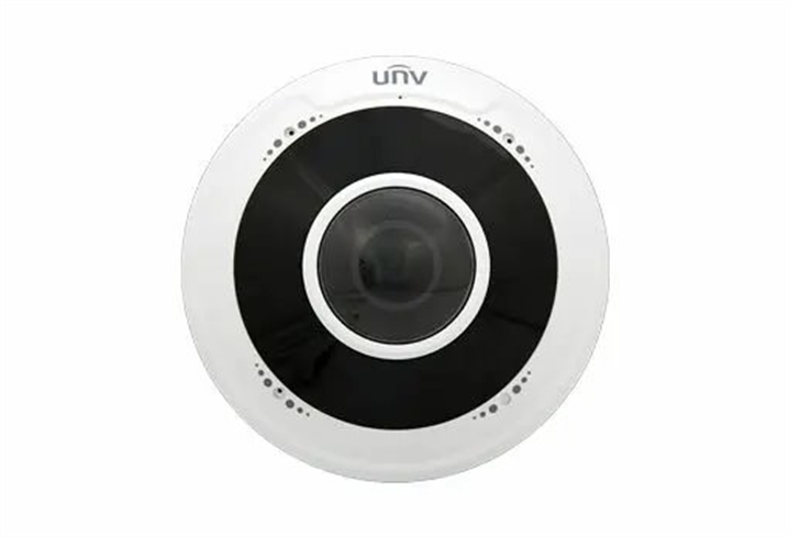 Uniview IPC815SB-ADF14K-I0, 5Mpix, H.265, zv.1.4 mm (180°), IR 10 m, DI/ DO, audio, Mic, IP66 antivandal, rybie oko