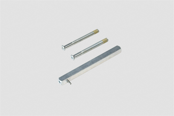 2N® Fortis Handle - Sada čtyřhranu se šrouby, 7mm, 93 - 101mm