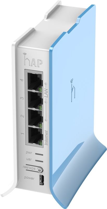 MIKROTIK RouterBOARD hAP  941-2nD-TC + L4 (650MHz; 32MB RAM, 4xLAN switch, 1x 2,4GHz plastic case, zdroj)