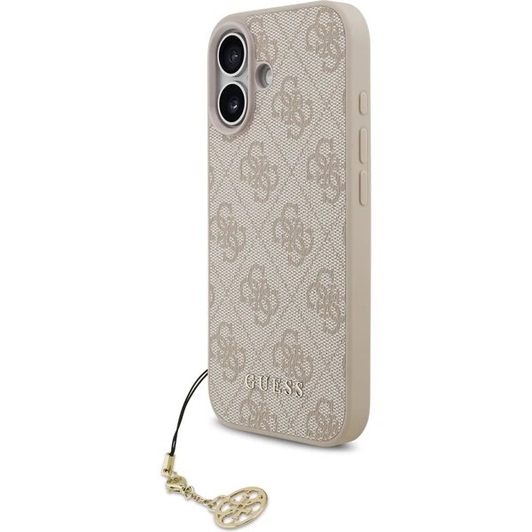 Guess 4G Charm MagSafe kryt iPhone 17 ružový
