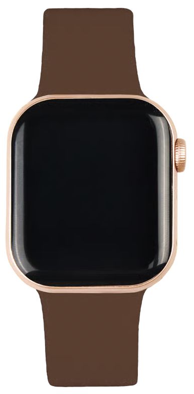 iDeal Silicone Watch Band 38/40/41/42 S-M Mocha Mousse *Poškodený obal*