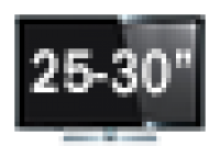 LCD-TV 25 až 30 palcov