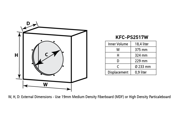 KENWOOD KFC-PS2517W 