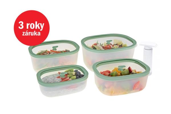 STATUS Fresko 5-dielny set vákuových dóz 177111, mint